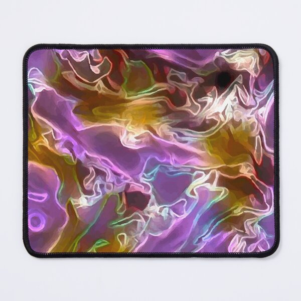 Item preview, Violet Flames - violet white gold light blue abstract swirls designed and sold by JaycraveDesigns.