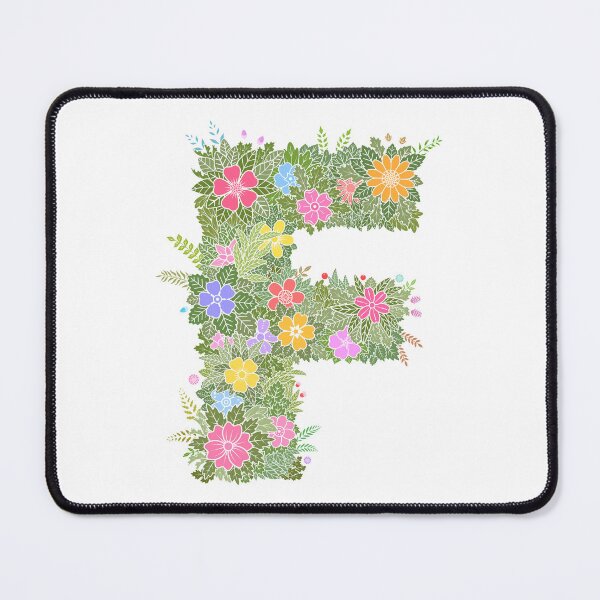 Item preview, Floral Letter "F" WeArePrettierThanFlowers designed and sold by birthflower.