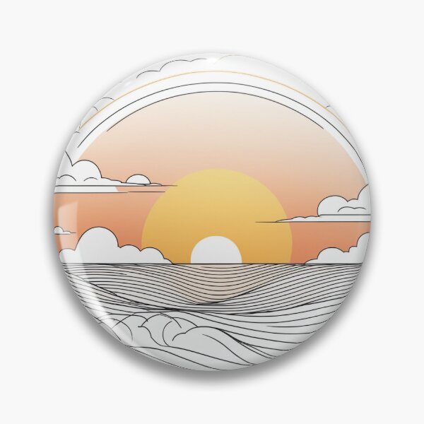 Item preview, One Line Sunset designed and sold by SunnedCat.