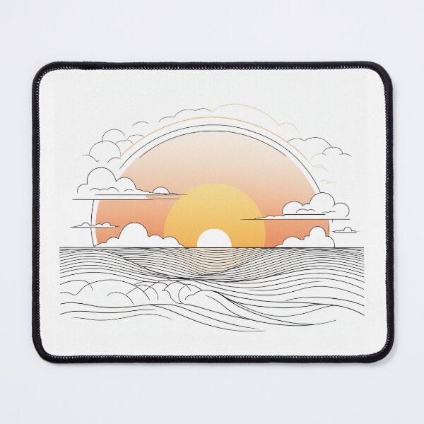 Item preview, One Line Sunset designed and sold by SunnedCat.