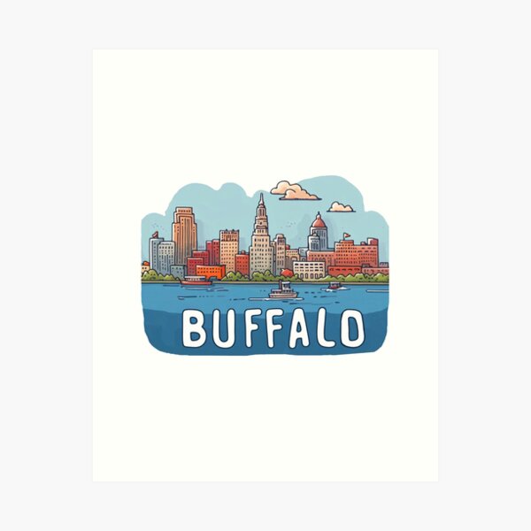 Item preview, Buffalo New York  designed and sold by HowToCanadian.