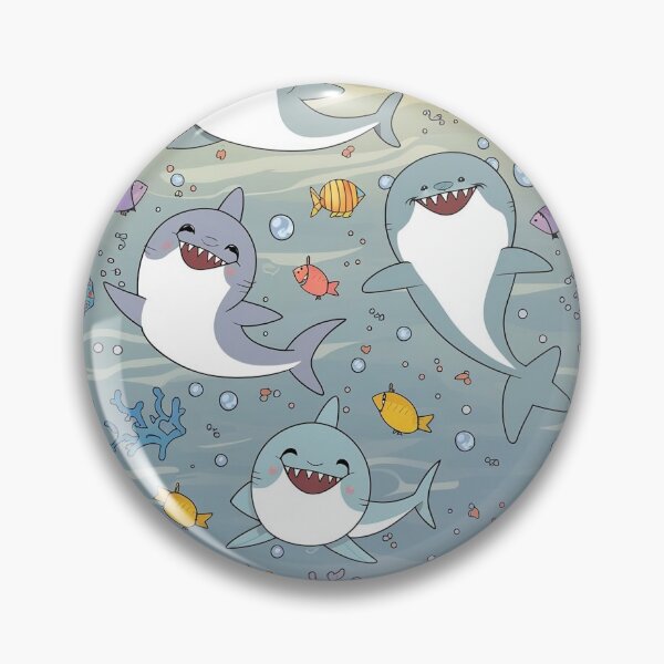 Item preview, Great Watercolour Shark Surfacing designed and sold by DunuStore.