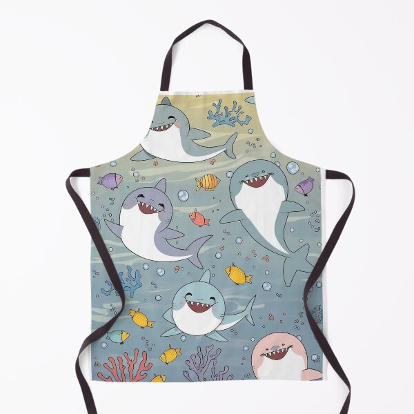Item preview, Great Watercolour Shark Surfacing designed and sold by DunuStore.