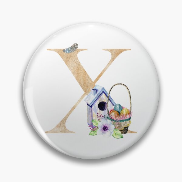 Item preview, Watercolor easter letter X designed and sold by tapilipa.