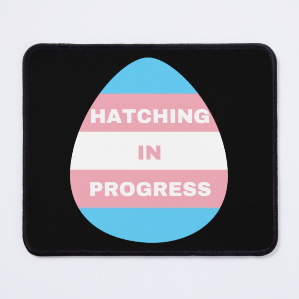 Item preview, Trans Egg Hatching In Progress transgender flag designed and sold by SISSY4SISSIES.