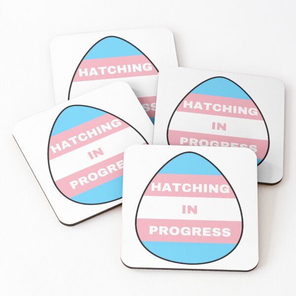 Item preview, Trans Egg Hatching In Progress transgender flag designed and sold by SISSY4SISSIES.