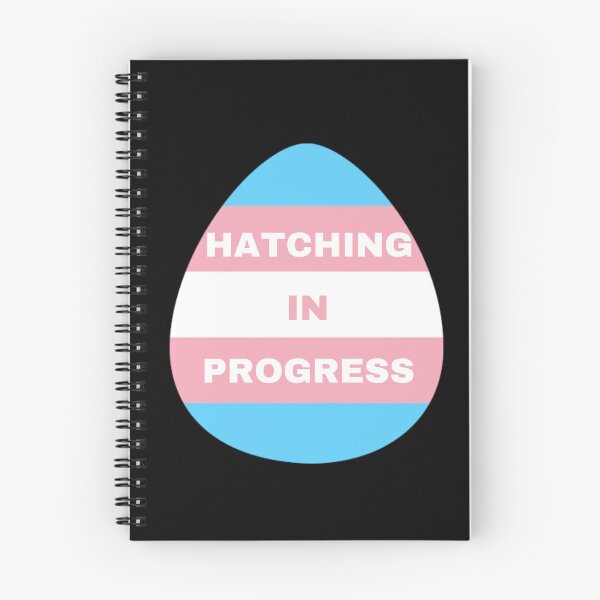 Item preview, Trans Egg Hatching In Progress transgender flag designed and sold by SISSY4SISSIES.