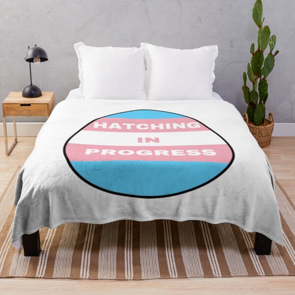 Item preview, Trans Egg Hatching In Progress transgender flag designed and sold by SISSY4SISSIES.