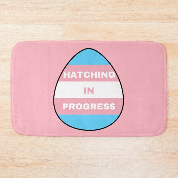 Item preview, Trans Egg Hatching In Progress transgender flag designed and sold by SISSY4SISSIES.