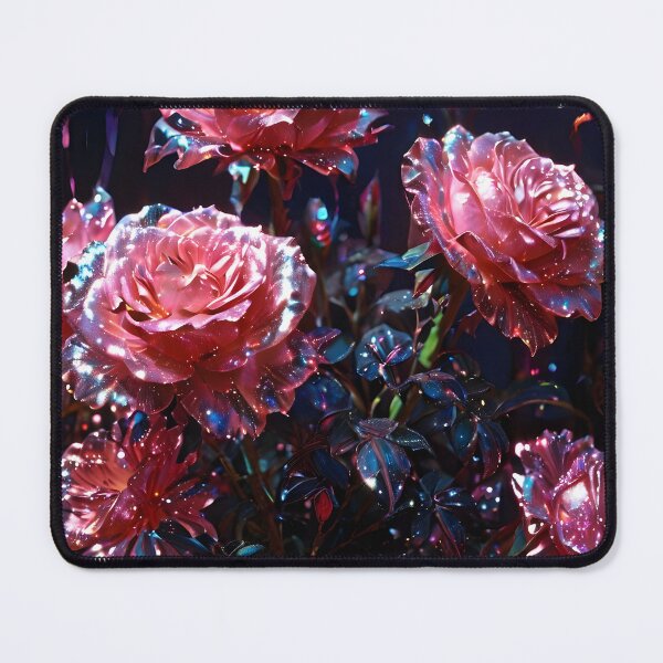 Item preview, Beautiful Pink Roses Pattern - Moonlit Blooms designed and sold by Creative.Shop.