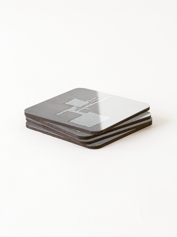 Thumbnail 4 of 5, Coasters (Set of 4), Less is More designed and sold by RudyYoder.