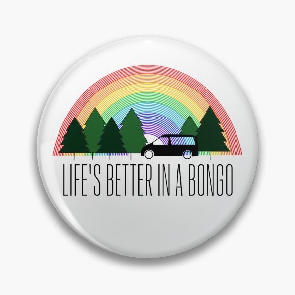 Item preview, Life's better in a bongo, rainbow design designed and sold by LocalOddball.