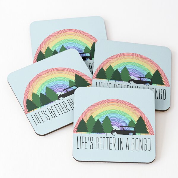 Item preview, Life's better in a bongo, rainbow design designed and sold by LocalOddball.