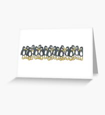 Penguins Greeting Card