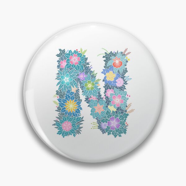 Artikelvorschau, Blumenbuchstabe „N“ WeArePrettierThanFlowers entworfen und verkauft von birthflower.