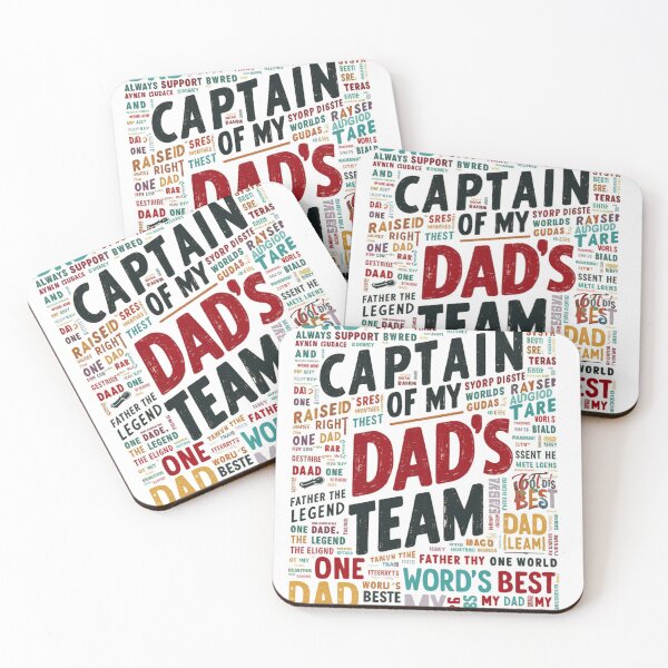 Item preview, Dad: My Hero, My Captain - Father's Day Collection designed and sold by Colorful-Garden.