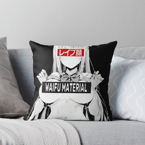 Item preview, Waifu Material Lewd Ecchi Ahegao Busty Babe Anime Girl designed and sold by KimberlyCorez.