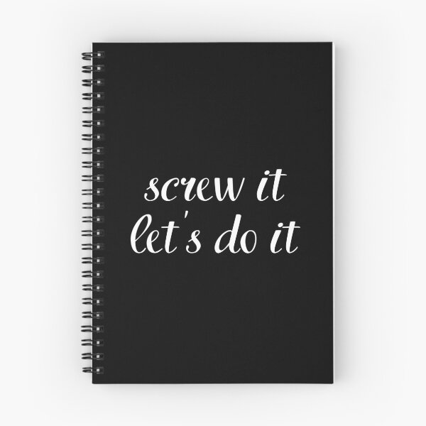 Item preview, screw it, let's do it designed and sold by UnCoverDesign.