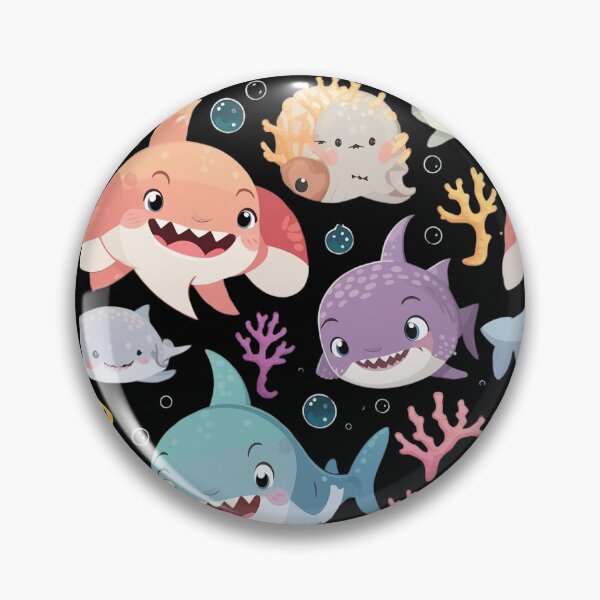 Item preview, Great cute Watercolour Whale Sharks.  designed and sold by DunuStore.
