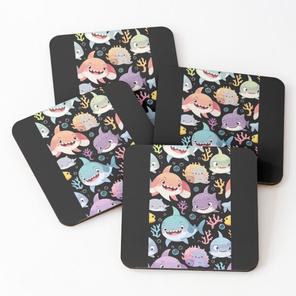 Item preview, Great cute Watercolour Whale Sharks.  designed and sold by DunuStore.