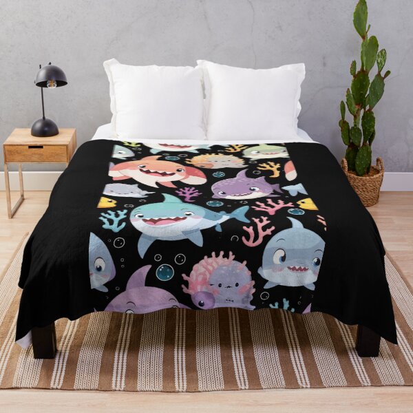 Item preview, Great cute Watercolour Whale Sharks.  designed and sold by DunuStore.