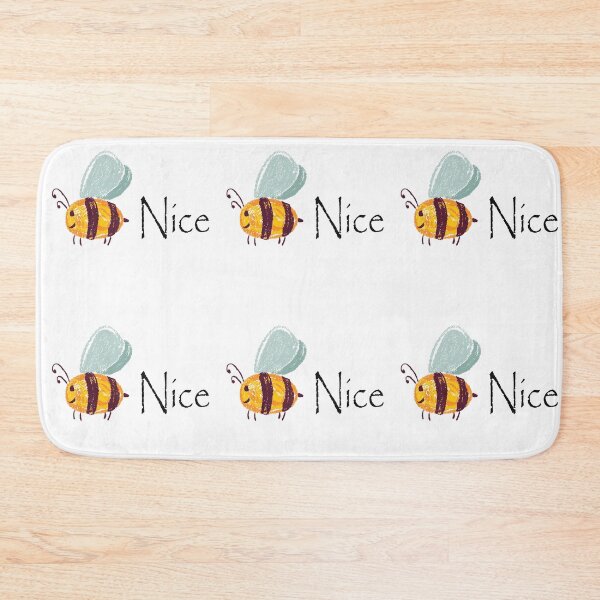 Item preview, Nice bee, Happy bee drawing, Be nice designed and sold by MiaArtLovers.