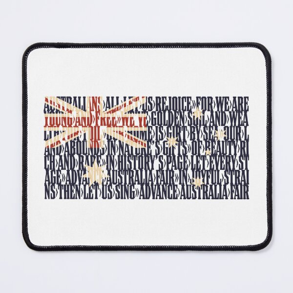 Item preview, Australia national anthem flag - Advance Australia Fair designed and sold by DFA.