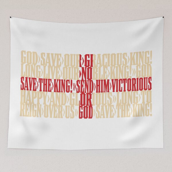 Item preview, England national anthem flag - God Save the King designed and sold by DFA.