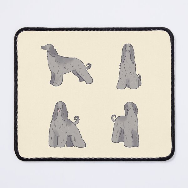 Item preview, Silver afghan hound pack designed and sold by Mayarart.