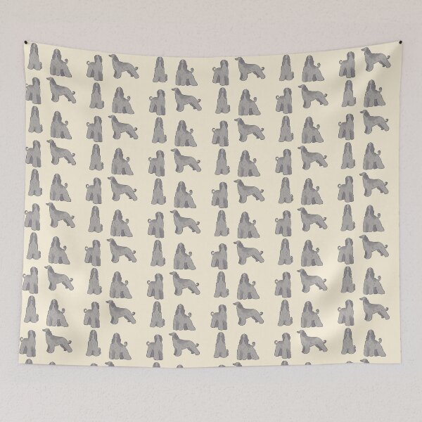 Item preview, Silver afghan hound pack designed and sold by Mayarart.