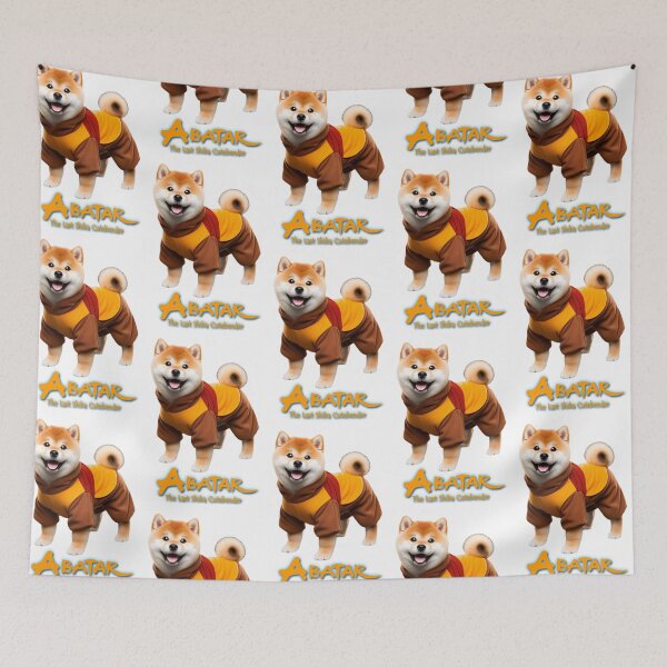 Item preview, Shiba puppy text in the pet costume Avatar: The Last Airbender  designed and sold by Bspaces.