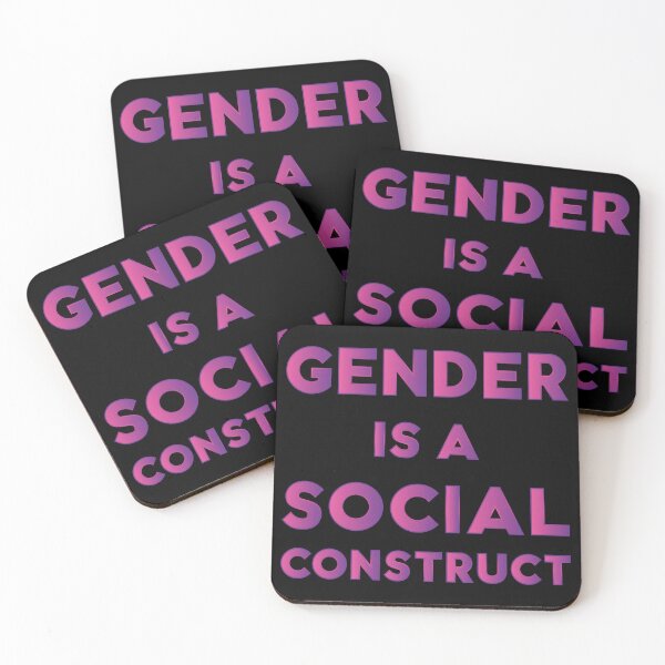 Item preview, gender is a social construct designed and sold by mag-graphic.