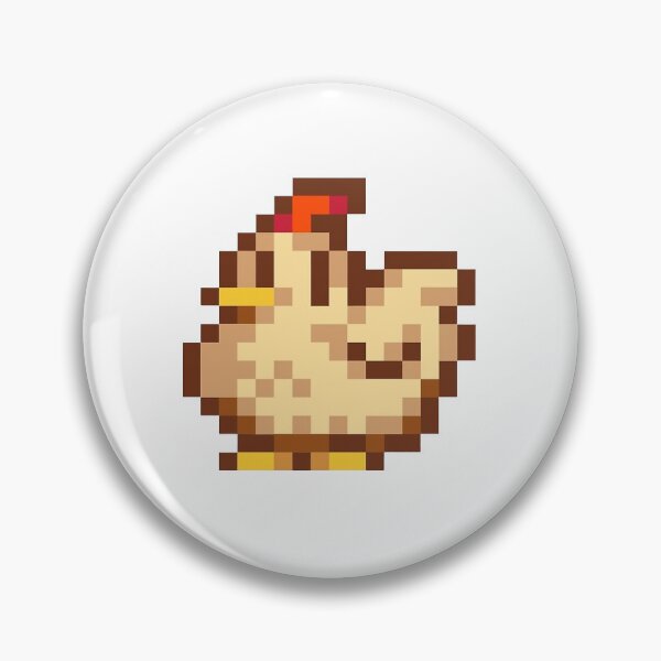 Item preview, White Chicken Stardew Valley designed and sold by SilverAIShop.