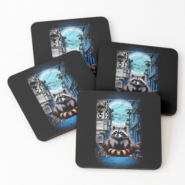 Item preview, Midnight Bandit: A Raccoons Urban Oasis designed and sold by SharpPenguin.