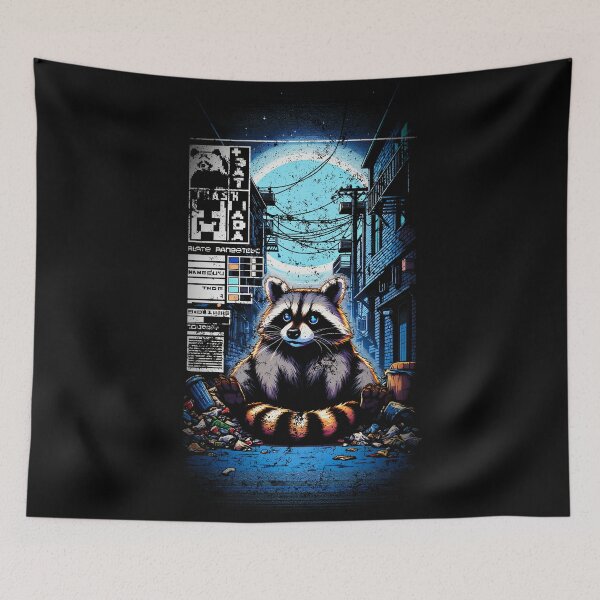 Item preview, Midnight Bandit: A Raccoons Urban Oasis designed and sold by SharpPenguin.