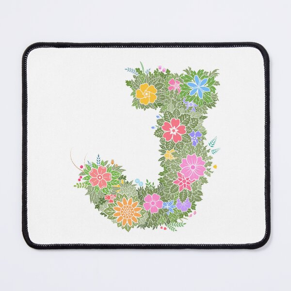 Item preview, Floral Letter "J" WeArePrettierThanFlowers designed and sold by birthflower.