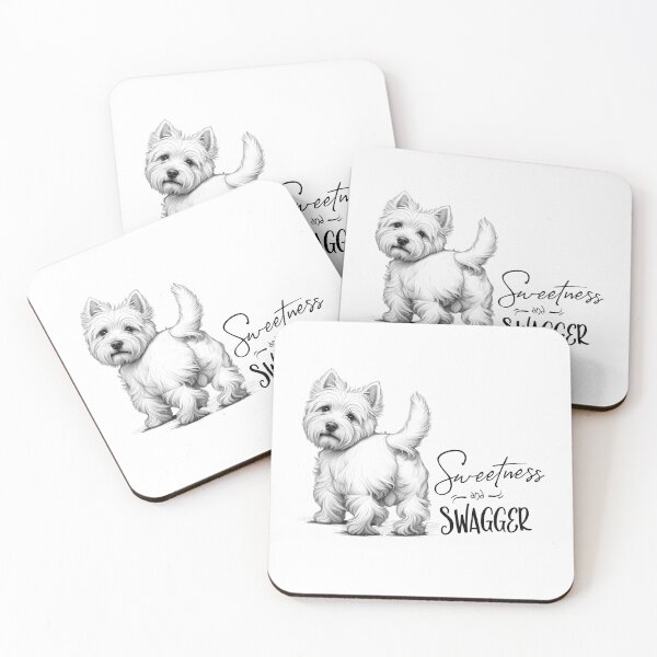 Item preview, Westies are sweetness and swagger designed and sold by WarmAndWestie.