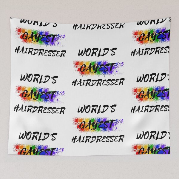 Item preview, World's Gayest Hairdresser designed and sold by LuckyKermit.