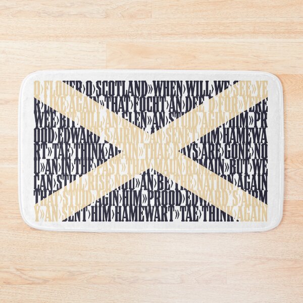 Item preview, Scotland national anthem flag - Flower of Scotland designed and sold by DFA.