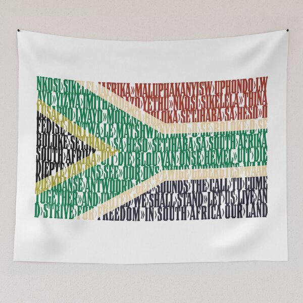 Item preview, South Africa national anthem flag - Nkosi Sikelel' iAfrika designed and sold by DFA.