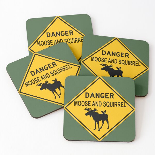 Item preview, danger moose and squirrel designed and sold by LP-agent.