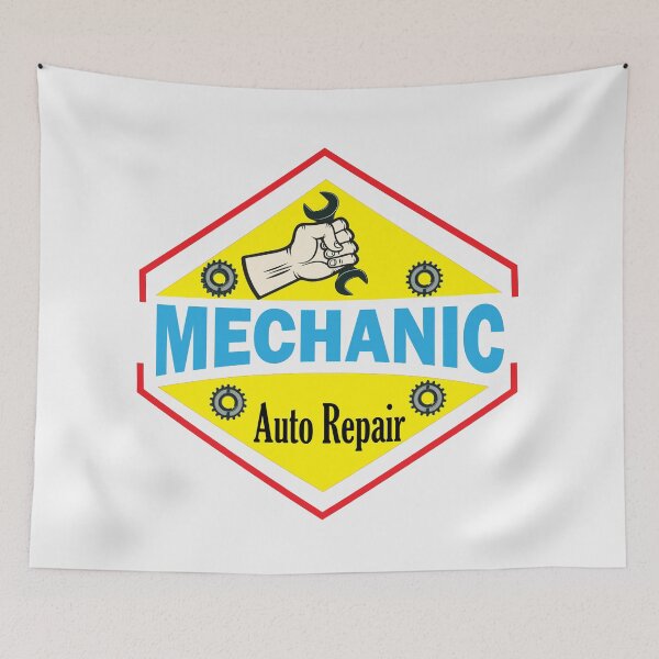 Item preview, Mechanic Auto Repair Gear Art T-shirts for Auto and Car Mechanic and Mechanical workers   designed and sold by Science Engineering Gifts.