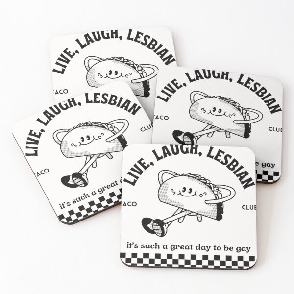 Item preview, Live Laugh Lesbian Retro Lesbian designed and sold by Raymondbrunet.