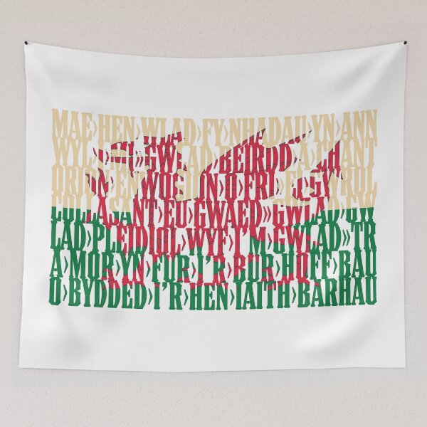 Item preview, Wales national anthem flag - Hen Wlad Fy Nhadau / Land Of My Fathers designed and sold by DFA.