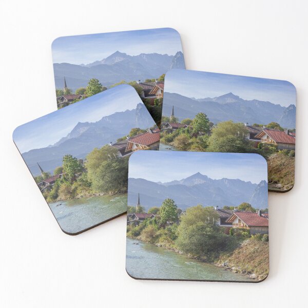 Item preview, Loisach with Wetterstein Mountains, Garmisch-Partenkirchen designed and sold by Torsten  Krüger.