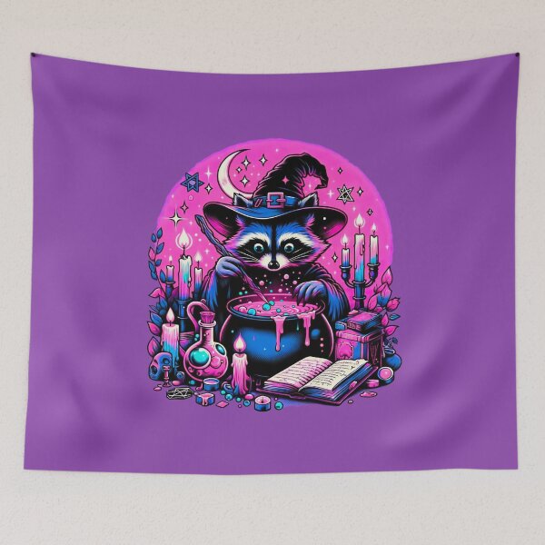 Item preview, Witchy Raccoon Brewmaster designed and sold by SharpPenguin.