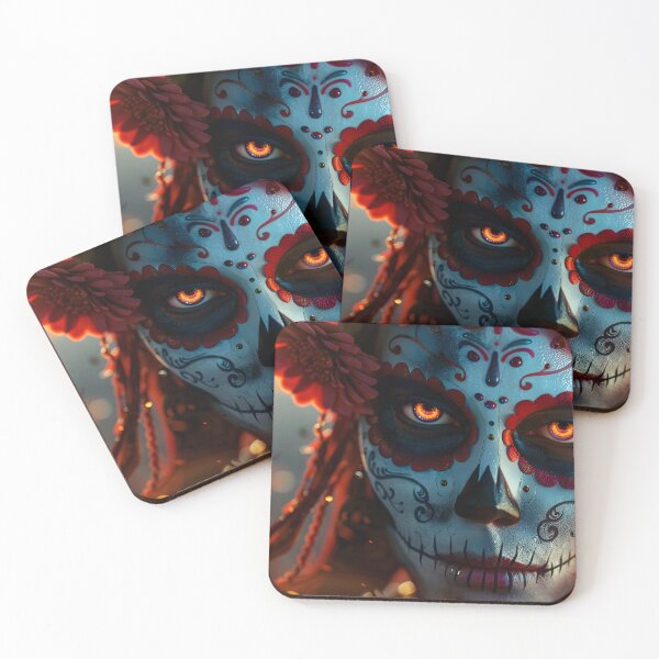 Item preview, Catrina with Burning Eyes Day of the Dead Elegance designed and sold by DarkScienses.
