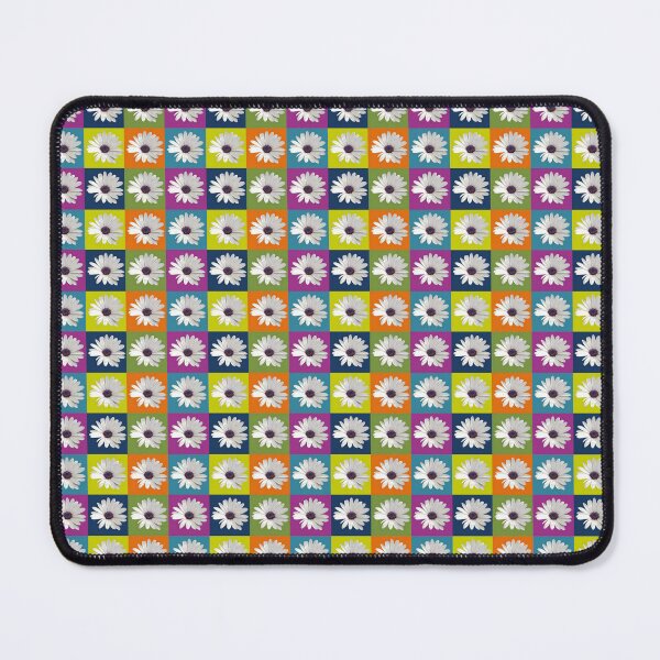 Item preview, White African Daisy Collage Patchwork Background 1 designed and sold by taiche.