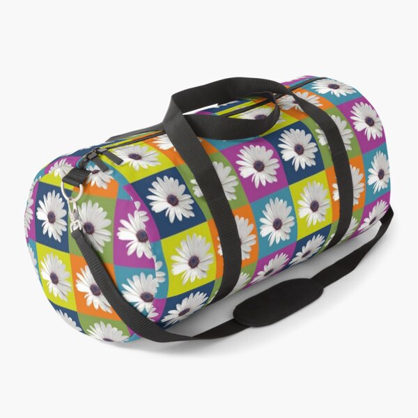 Item preview, White African Daisy Collage Patchwork Background 1 designed and sold by taiche.
