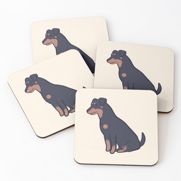 Item preview, german pinscher dog illustration  designed and sold by Mayarart.